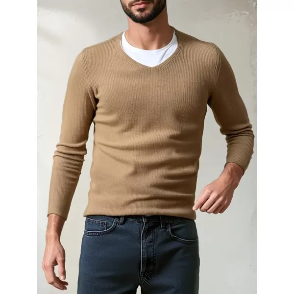  Pánsky sveter DSTREET WX2306 KARAMEL 