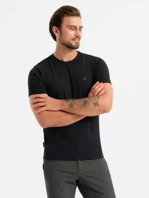 Pánske tričko OMBRE OM-TSCT-0220 ČIERNA