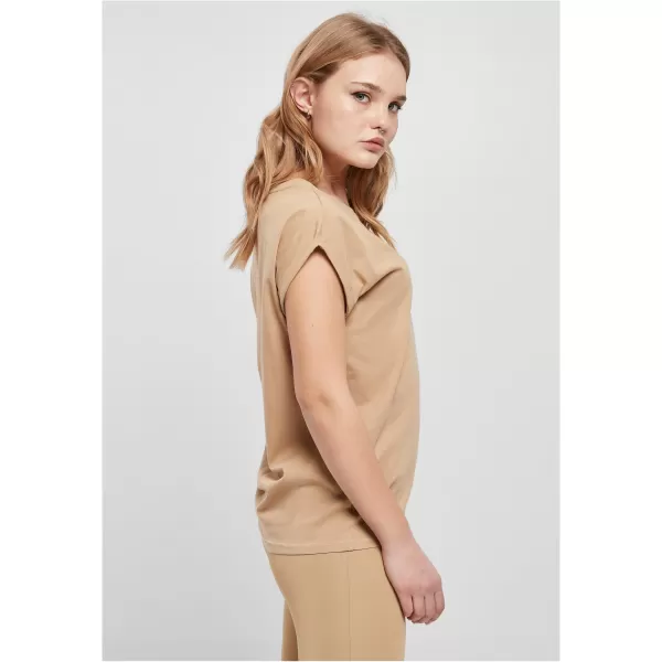  Dámska T -shirt URBAN CLASSICS TB771 Union BEIGE 