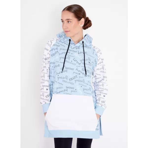  Dámska prémiová funkčná mikina ALTISPORT VOJ/ALW067MI03 BABY BLUE 