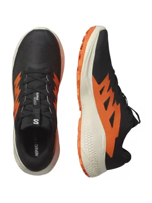 Pánske topánky SALOMON ALPHAGLIDE L47801100 ČIERNA/DAŽDIVÝ DEŇ/ČERVENÁ ORANŽOVÁ