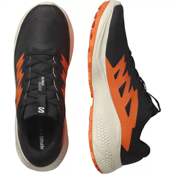  Pánske topánky SALOMON ALPHAGLIDE L47801100 ČIERNA/DAŽDIVÝ DEŇ/ČERVENÁ ORANŽOVÁ 