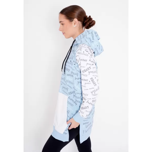  Dámska prémiová funkčná mikina ALTISPORT VOJ/ALW067MI03 BABY BLUE 