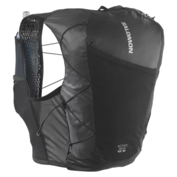  Dámsky ruksak SALOMON ACTIVE SKIN 12 WOMEN SET LC2178600 ČIERNA/KOVOVÁ 