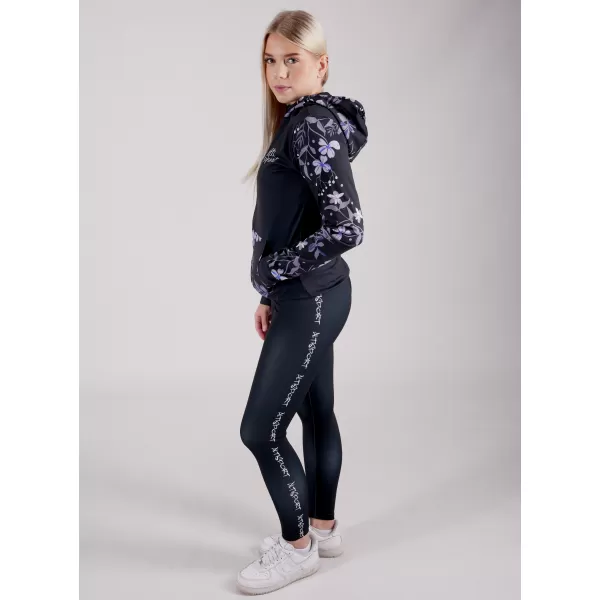  Dámska prémiová mikina na zips ALTISPORT VOJ/ALW063MI02 ČIERNA 