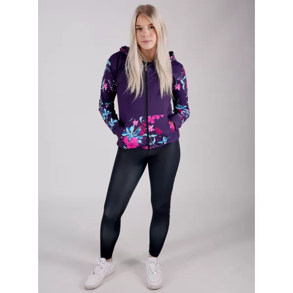  Dámska prémiová mikina na zips ALTISPORT VOJ/ALW063MI02 FUCHSIOVÁ 