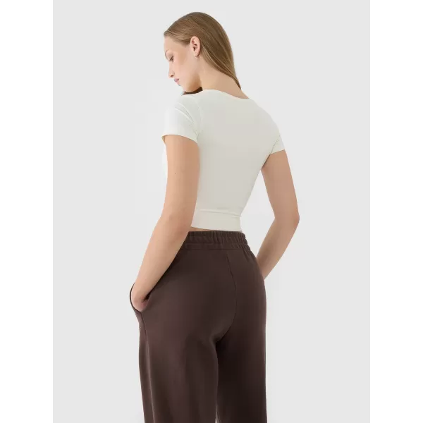  Dámske tričko 4F RSS25TTSHF2695 OFF WHITE 