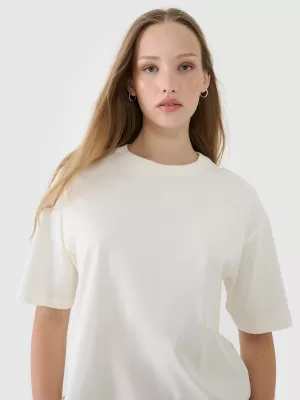 Dámske tričko 4F RSS25TTSHF2694 OFF WHITE