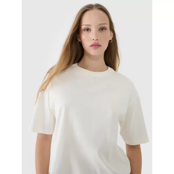  Dámske tričko 4F RSS25TTSHF2694 OFF WHITE 