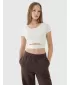 Dámske tričko 4F RSS25TTSHF2695 OFF WHITE