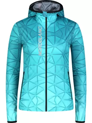 Dámska ľahká softshell bunda NORDBLANC pursnow nbwsl8103 tyrkysová
