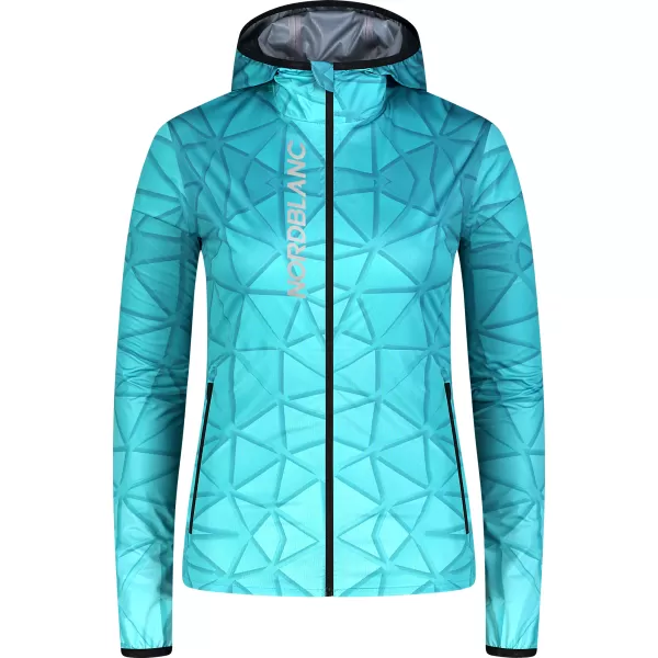  Dámska ľahká softshell bunda NORDBLANC pursnow nbwsl8103 tyrkysová 