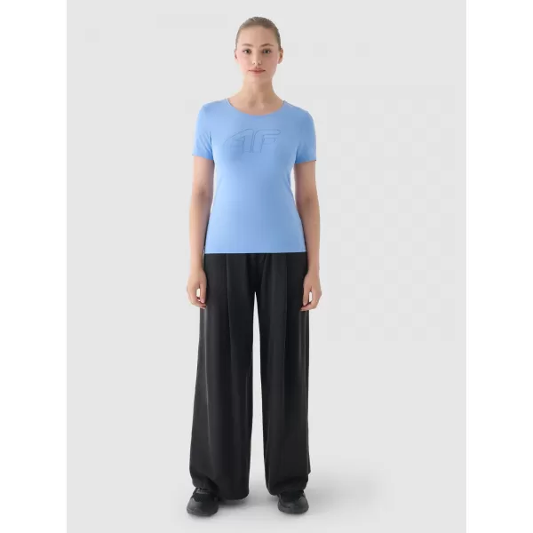  Dámske tričko 4F WMM00TTSHF1846 DENIM 