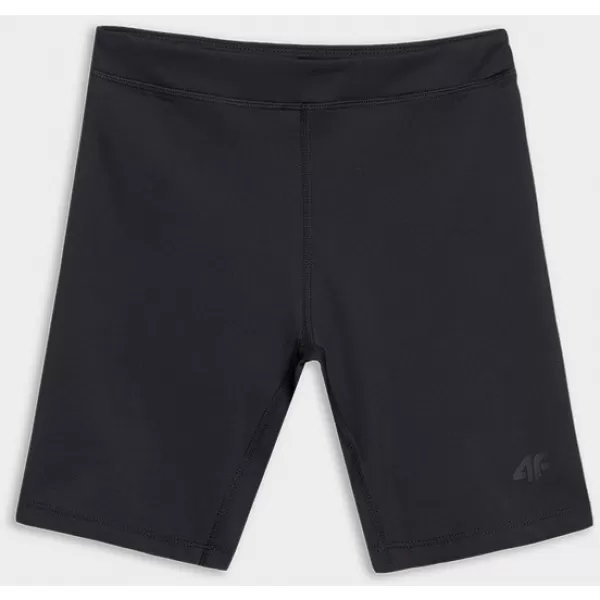  Elastické detské šortky 4F JWSS25TFSTF041 HLBOKÁ ČIERNA 