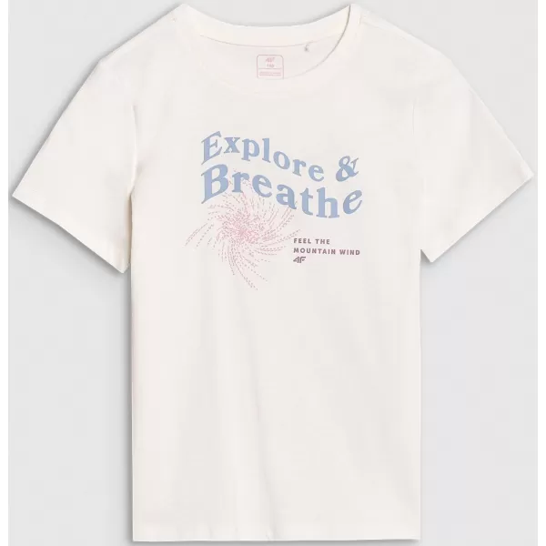  T -shirt 4F JWSS25TTSHF1854 Z BIELYCH 
