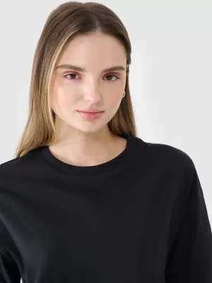 Dámske tričko 4F RSS25TTSHF2694 HLBOKÁ ČIERNA