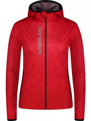 Dámska ľahká softshell bunda NORDBLANC pursnow nbwsl8103 červená