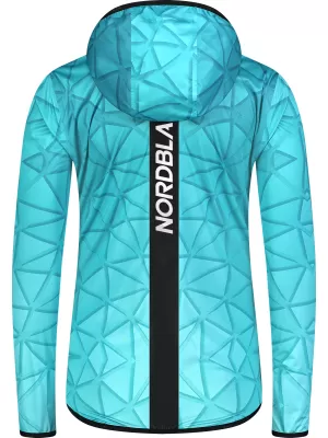 Dámska ľahká softshell bunda NORDBLANC pursnow nbwsl8103 tyrkysová