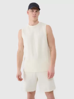 Pánske tielko 4F RSS25TSLEM233 KRÉM