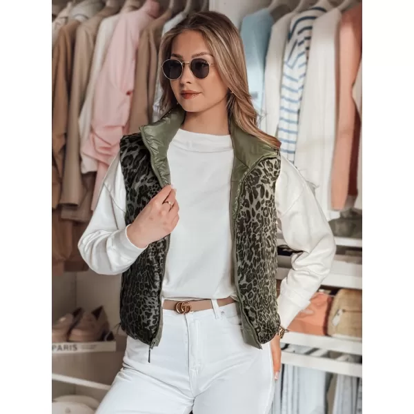  Dámska vesta DSTREET CHIPUFF TY4824 ZELENÁ 