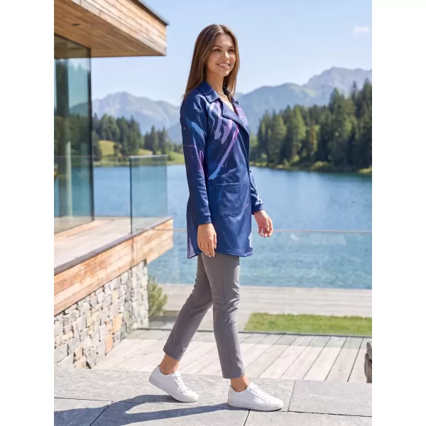  Dámska prémiová taška na mikinu ALTISPORT VOJ/ALW074MI05 MODRO-FIALOVÁ 