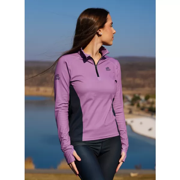  Dámska športová mikina premium plus ALTISPORT VOJ/ALW078MI04 FIALOVÁ 