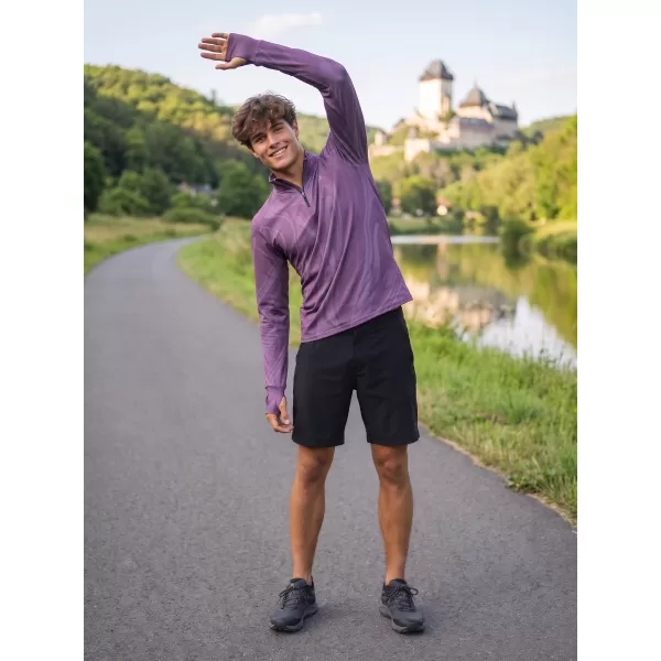  Pánska športová mikina premium plus ALTISPORT VOJ/ALM072MI04 FIALOVÁ 