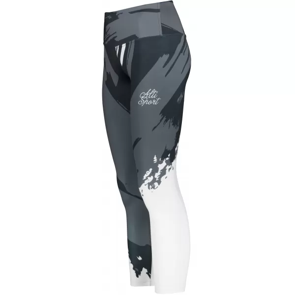  Dámske dlhé prémiové legíny ALTISPORT VOJ/ALW081LEG01 ČIERNO-ŠEDÁ 