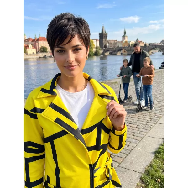  Dámska prémiová taška na mikinu ALTISPORT VOJ/ALW085MI05 JANTÁROVÁ 