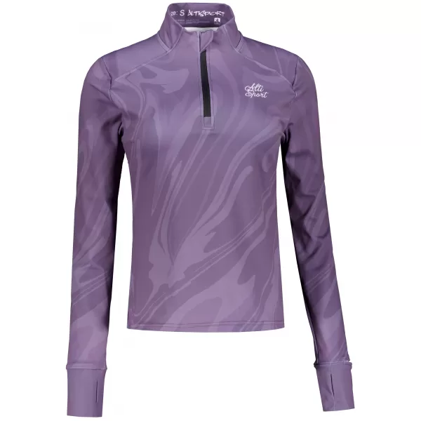  Dámska športová mikina premium plus ALTISPORT VOJ/ALW072MI04 FIALOVÁ 