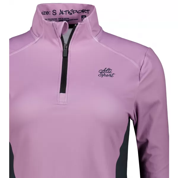 Dámska športová mikina premium plus ALTISPORT VOJ/ALW078MI04 FIALOVÁ 