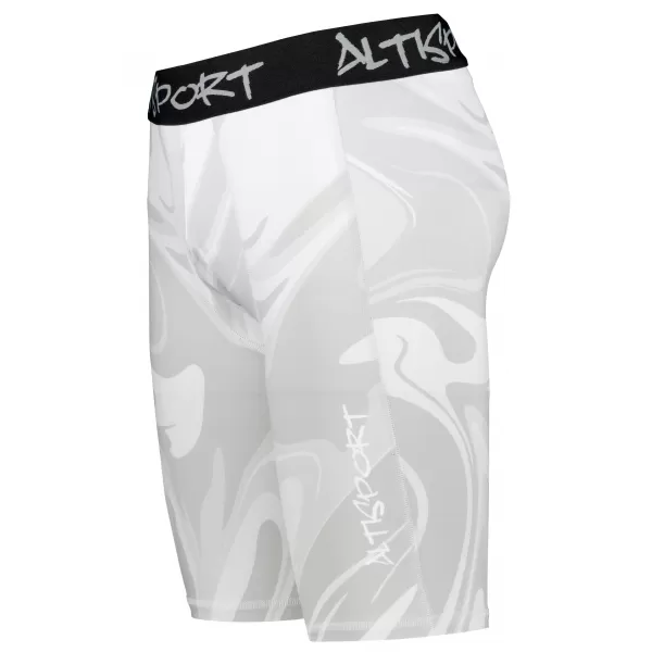  Pánske športové legíny nad kolená premium ALTISPORT VOJ/ALM072LEG02 SIVÁ 