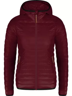 Dámska prešívaná bunda NORDBLANC Stronginginging NBWJL8117 Burgundsko