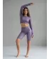 Dámske legíny nad kolená premium ALTISPORT VOJ/ALW072LEG02 FIALOVÁ