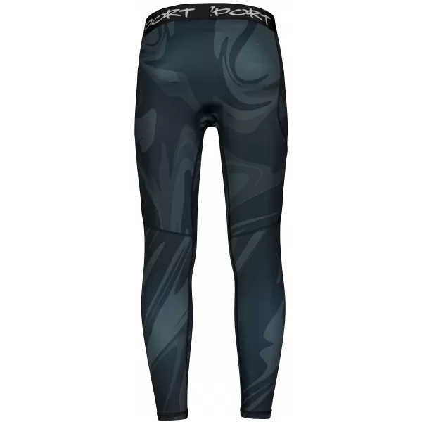  Dlhé pánske prémiové športové legíny ALTISPORT VOJ/ALM072LEG01 ČIERNA 