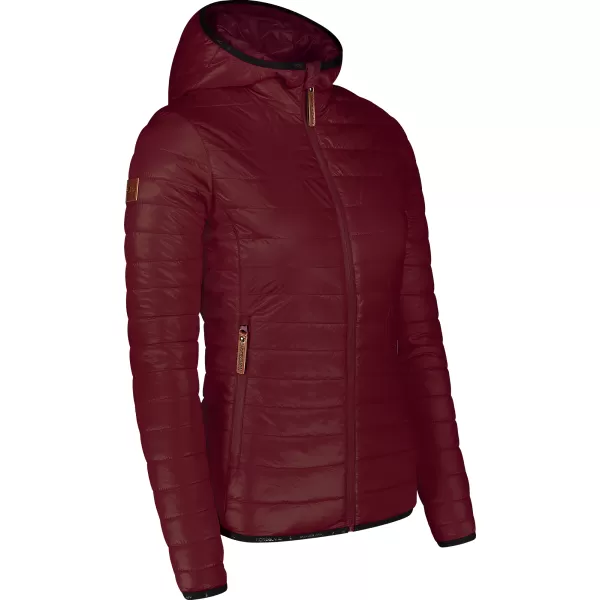  Dámska prešívaná bunda NORDBLANC Stronginginging NBWJL8117 Burgundsko 