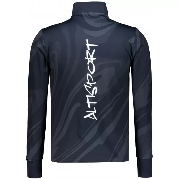  Pánska športová mikina premium plus ALTISPORT VOJ/ALM072MI04 ČIERNA 