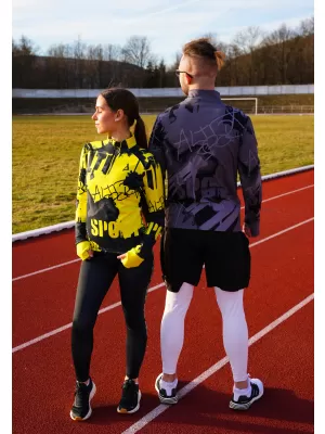 Dámska športová mikina premium plus ALTISPORT VOJ/ALW076MI04 FLUO-ŽLTÁ