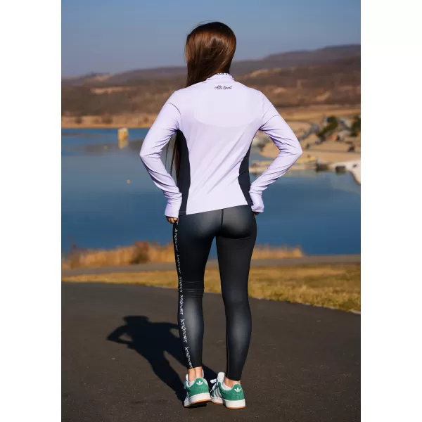  Dámska športová mikina premium plus ALTISPORT VOJ/ALW078MI04 ORGOVÁN 