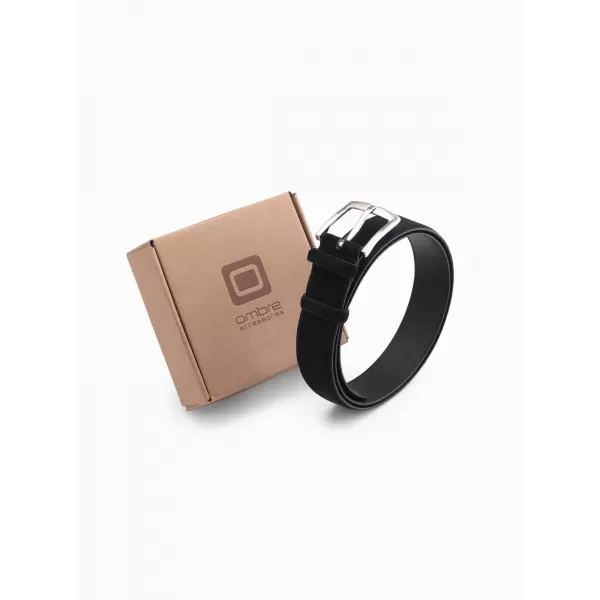  Pánsky opasok OMBRE OU-ACBE-0112 ČIERNA 
