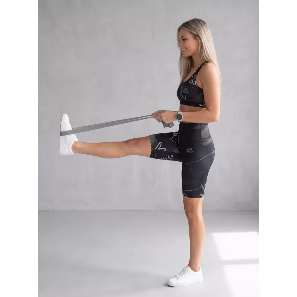  Dámske legíny nad kolená premium ALTISPORT VOJ/ALW083LEG02 ČIERNOBIELY 