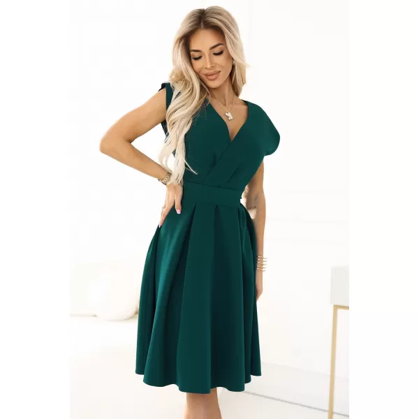 Šaty NUMOCO SCARLETT 348-11 ZELENÁ 
