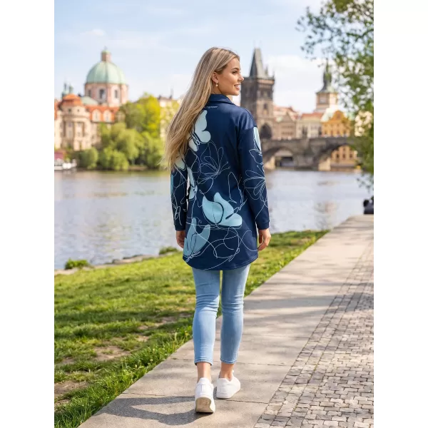  Dámska prémiová taška na mikinu ALTISPORT VOJ/ALW086MI05 TMAVO MODRÁ 