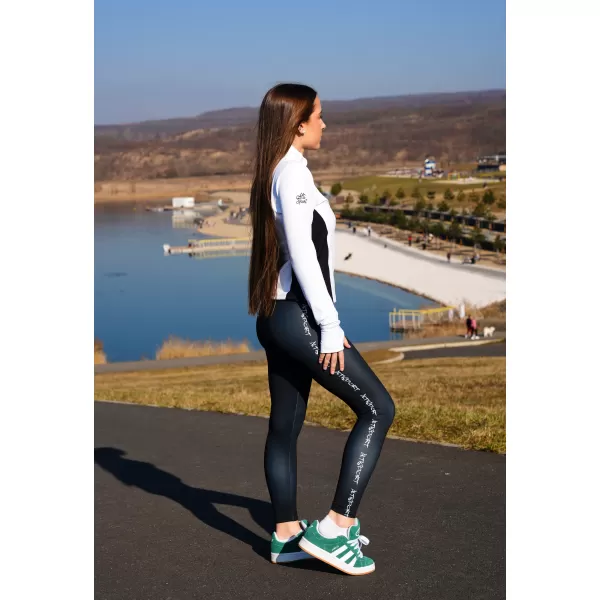  Dámska športová mikina premium plus ALTISPORT VOJ/ALW078MI04 BIELA 