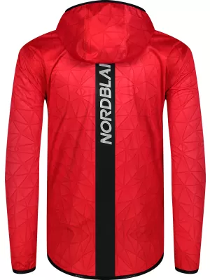Pánska ľahká softshell bunda NORDBLANC Shapes NBWSM8100 červená