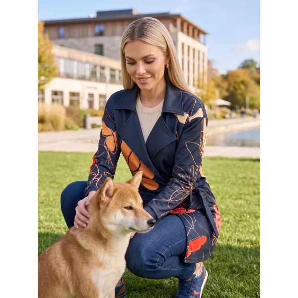  Dámska prémiová taška na mikinu ALTISPORT VOJ/ALW086MI05 ČIERNO-ORANŽOVÁ 