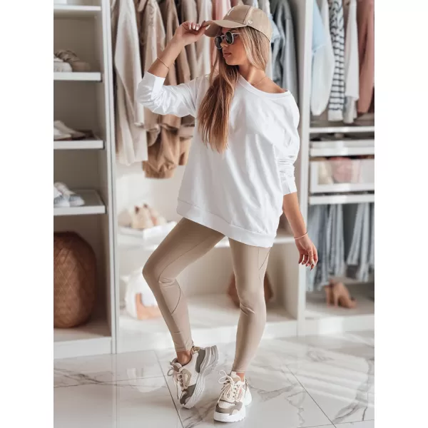  Dámske nohavice DSTREET WELVIA UY2337 BÉŽOVÁ 