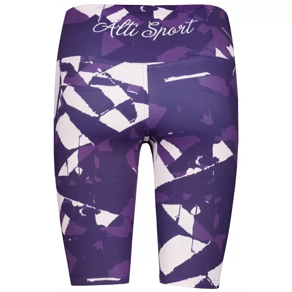  Dámske legíny nad kolená premium ALTISPORT VOJ/ALW080LEG02 TMAVO FIALOVÁ 