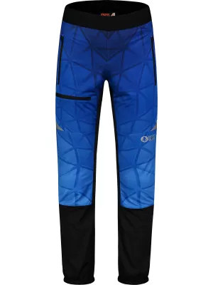 Pánske ľahké vodotesné softshell nohavice NORDBLANC Jauntiness NBWPM8101 modrá