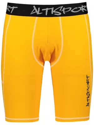 Pánske športové legíny nad kolená premium ALTISPORT VOJ/ALM000LEG02 ORANŽOVÁ